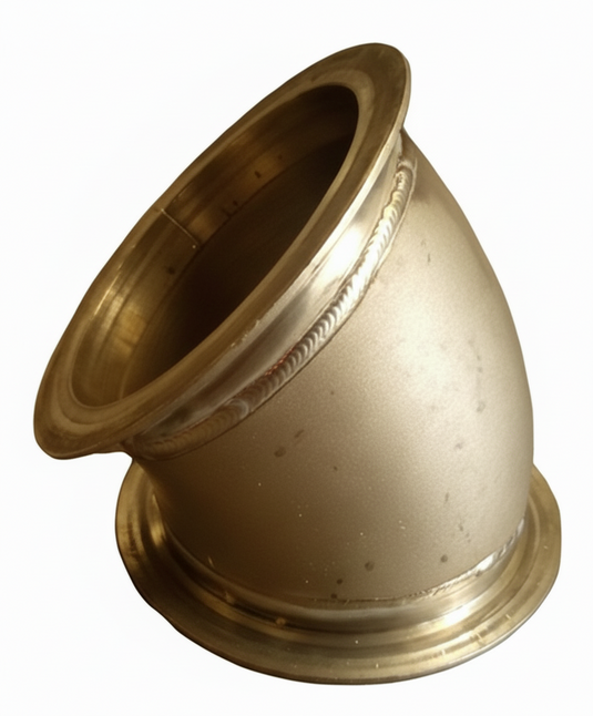 Jet-Vac Flange Aluminum Elbow