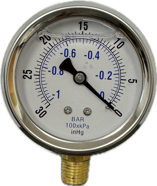 Pressure Gauge, Lower Mount (LM)