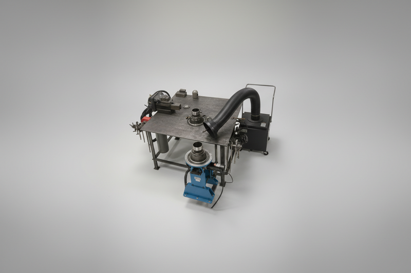 Load image into Gallery viewer, 8” Flat Flange Reducer to MNPT, Steel Fitting
